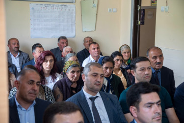 Yuxarı Çaykənd kəndində sakinlərlə görüş keçirildi