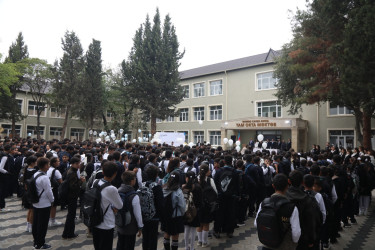 Əhməd Cavad adına tam orta ümumtəhsil məktəbi yenidənqurma və əsaslı təmir işlərindən sonra müəllim və şagirdlərin istifadəsinə verildi.