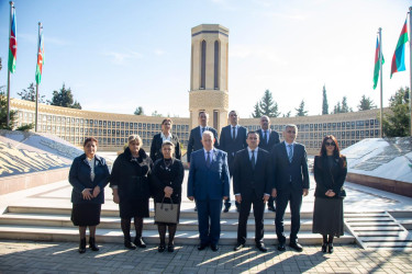 Şəmkirdə Yeni Azərbaycan Partiyasının yaradılmasının 33 illiyinə həsr olunan tədbir keçirilib