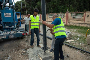 Nəriman Nərimanov (13-cü küçə) küçəsinin işıqlandırılması təmin edilib