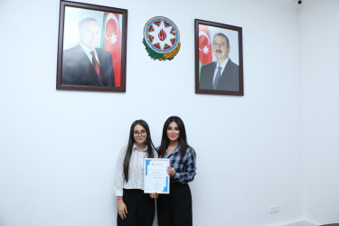 Şəmkir Rayon İcra Hakimiyyətində könüllü fəaliyyətini başa vuran gənclərlə görüş keçirildi.