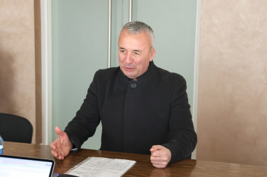 İqtisadiyyat nazirinin birinci müavini Şəmkirdə vətəndaşları qəbul edib