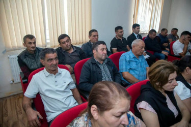 Şeidlər kəndində sakinlərimizlə görüş keçirildi