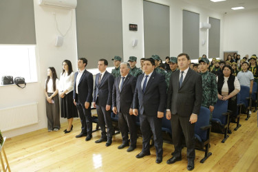 Şəmkirdə Ümummilli Lider Heydər Əliyevin anadan olmasının 103-cü ildönümünə həsr olunmuş silsilə tədbirlər davam edir.