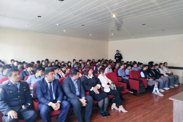 “Dini radikalizm, erkən nikah və narkomaniya ilə bağlı mübarizədə təhsilin rolu” mövzusunda maarifləndirici tədbir keçirilib