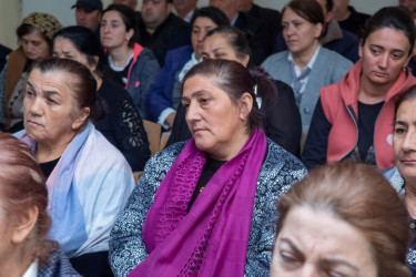 Qılıncbəylı kəndində sakinlərimizlə keçirilən səyyar qəbul-görüş -11 aprel 2025