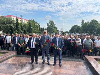 Şəmkirdə Su Təsərrüfatı və Meliorasiya İşçilərinin Peşə Bayramı qeyd olunub.
