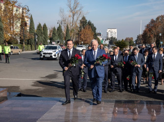 Şəmkirdə Yeni Azərbaycan Partiyasının yaradılmasının 33 illiyinə həsr olunan tədbir keçirilib