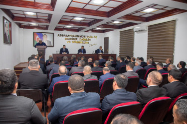 Səmkir rayonunda qış mövsümünə hazırlıqla bağlı iclas keçirildi