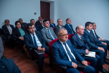 Inzibati Ərazi Dairələri üzrə nümayəndəliklərin və Bələduyyə sədrlərinin iştirakı ilə görüş keçirildi