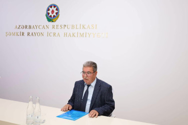 Şəmkir RİH başçısının növbəti fərdi qəbulu keçirildi