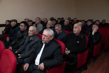 Sakinlərimizlə növbəti səyyar qəbul keçirildi