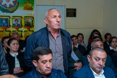 Qaracəmirli kəndində sakinlərlə görüş keçirildi - 29 aprel 2025