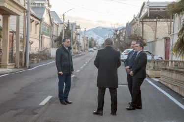 Təbriz küçəsi yenidən qurularaq sakinlərimizin istifadəsinə verildi