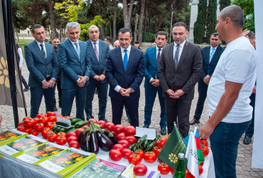 Şəmkirli fermerlər Aqrar Biznes Festivalında məhsullarını nümayiş etdiriblər.