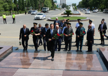 Şəmkirdə 15 iyun - Milli Qurtuluş Gününə həsr olunmuş tədbir keçirildi