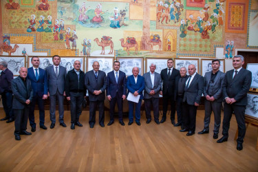 Rəssam Fərman Hüseynovun 70 illik yubileyi münasibətilə növbəti fərdi sərgisi keçirilib