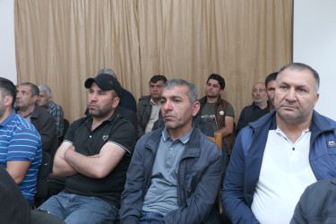 Xuluf kəndində sakinlərimizlə görüş keçirildi