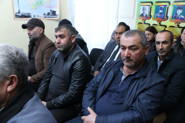 Sakinlərimizlə növbəti səyyar qəbul keçirildi