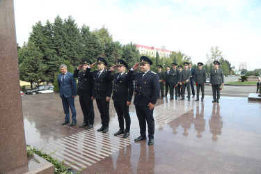 Şəmkirdə 1 oktyabr – Prokurorluq işçilərinin peşə bayramı günü qeyd olunub