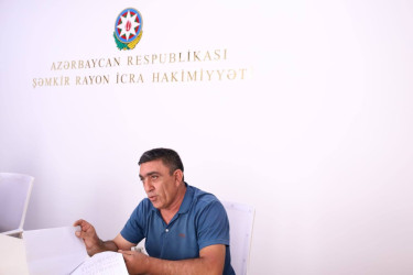 Şəmkir RİH-də vətəndaşların növbəti fərdi qəbulu keçirilib -28 avqust 2025