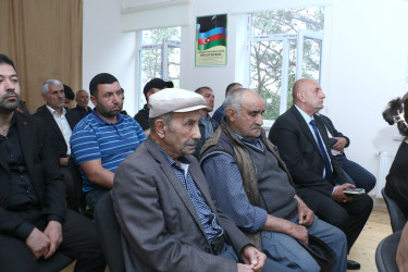 Xuluf kəndində sakinlərimizlə görüş keçirildi