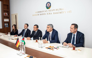 Almaniya səfiri Dirk Lölke Şəmkir rayonuna səfər edib.