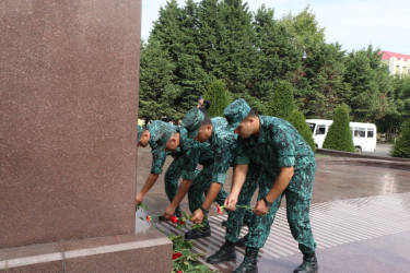 Şəmkirdə Azərbaycan Sərhəd Mühafizəsinin yaranmasının 106 illiyi qeyd olunub.
