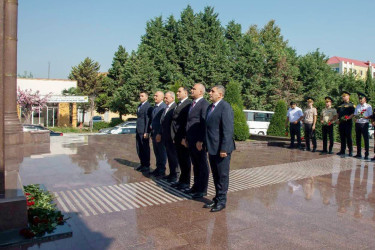 Şəmkirdə Dövlət Sərhəd Xidməti əməkdaşlarının peşə bayramı qeyd olunub