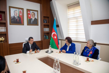 Şəmkirdə qadın müharibə veteranları ilə görüş keçirilib