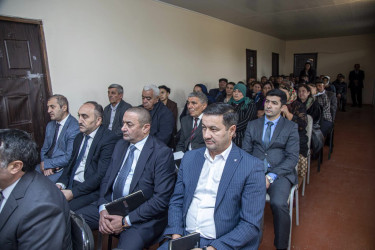 Hacıalılar kəndində sakinlərlə görüş keçirildi.