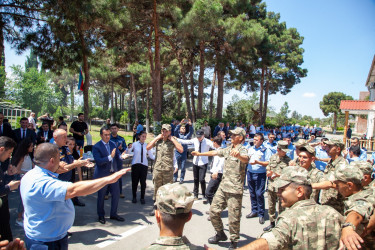 Şəmkirdə “Heydər Əliyev və Azərbaycanda ordu quruculuğu” mövzusunda Silahlı Qüvvələr Gününə həsr olunmuş tədbir keçirilib