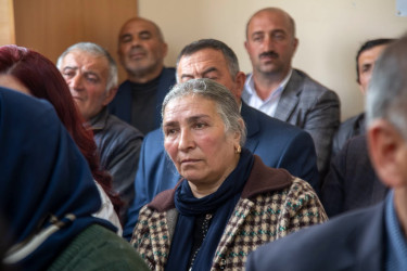 Yuxarı Çaykənd kəndində sakinlərlə görüş keçirildi
