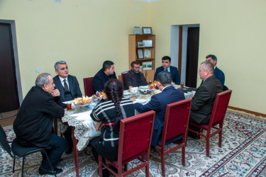 Rəşad Tağıyev Zəyəm qəsəbəsində şəhid ailələri və qazilərimizlə görüş keçirib