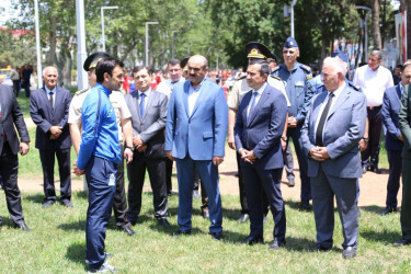 Şəmkirdə Silahlı Qüvvələr Gününə həsr olunmuş İdman Festivalı keçirilib