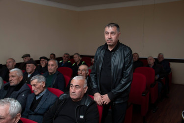 Sakinlərimizlə növbəti səyyar qəbul keçirildi