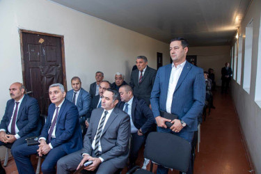 Hacıalılar kəndində sakinlərlə görüş keçirildi.