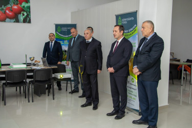 Şəmkirdə Aqrar Sığorta Fondunun regional filialının açılışı olun