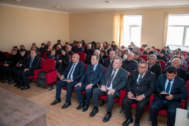 Növbəti səyyar qəbul Abbaslı kəndində keçirilmişdir.