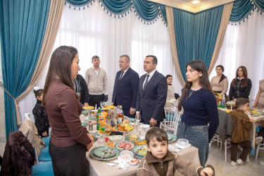 Şəmkirdə şəhid övladları üçün Yeni İl şənliyi təşkil edilib.