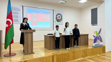 Şəmkirdə Konstitusiya Gününə həsr olunmuş tədbir keçirilib