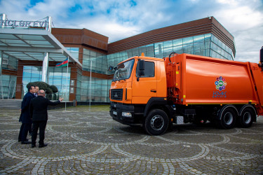 Şəmkir KMK-nın kommunal təyinatlı yeni texnikalarına baxış keçirildi