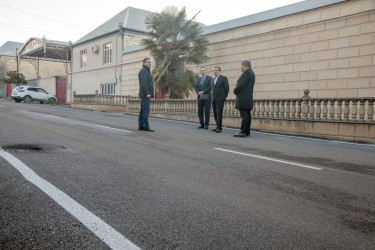 Təbriz küçəsi yenidən qurularaq sakinlərimizin istifadəsinə verildi