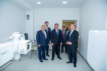 Ağciyər Xəstəlikləri Mərkəzinin Şəmkir Regional Xəstəxanasının açılışı olub.