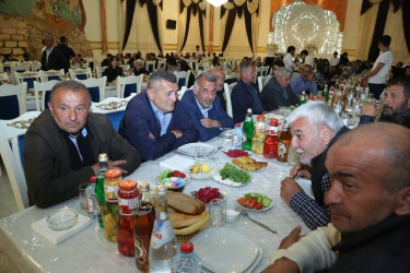 Şəmkir rayonunda iftar süfrəsi təşkil olunub