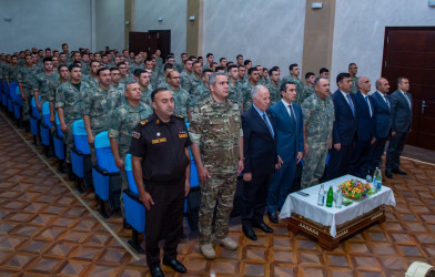 Şəmkirdə Silahlı Qüvvələr Gününə həsr olunmuş tədbir keçirildi
