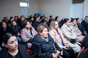 Dəllər qəsəbəsində sakinlərimizlə görüş keçirildi