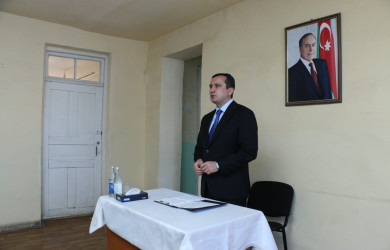 Sakinlərimizlə növbəti səyyar qəbul keçirildi