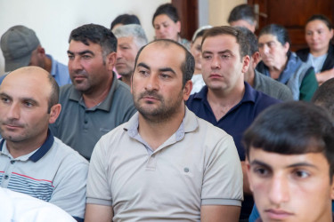 Ucqar dağ kəndlərimizdən olan Nərimanlıda sakinlərimizlə görüş keçirildi