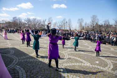 Şəmkirdə Novruz bayramı münasibətilə ümumrayon tədbiri keçirildi.
